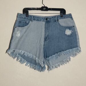 Rue 21+ Shorts Womens 16 Jean Cutoff Short Shorts Daisy Duke style‎ Distressed